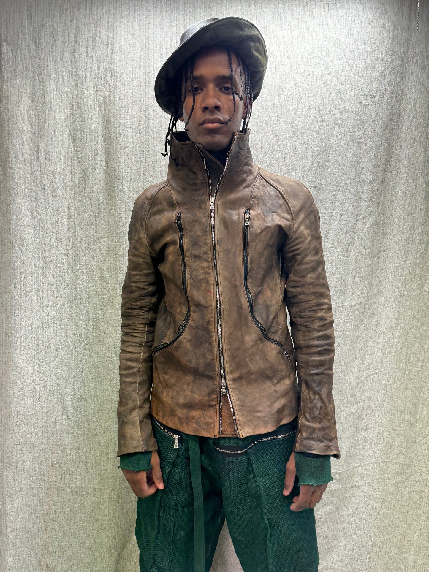 FW24 || TRI ZIP JACKET || ARTISANAL RUST