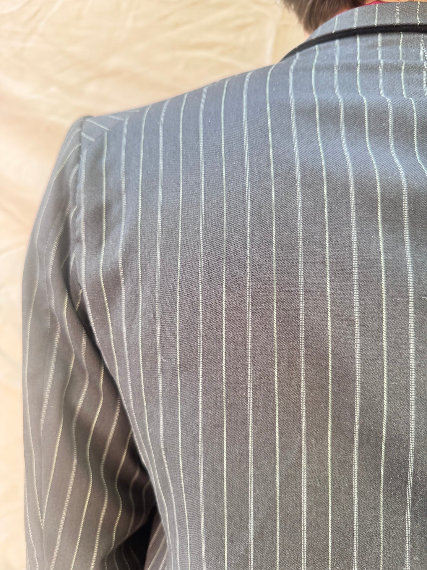 FW25 || DOUBLE BREAST PINSTRIPE BLAZER || SUIT JACKET|| WOOL