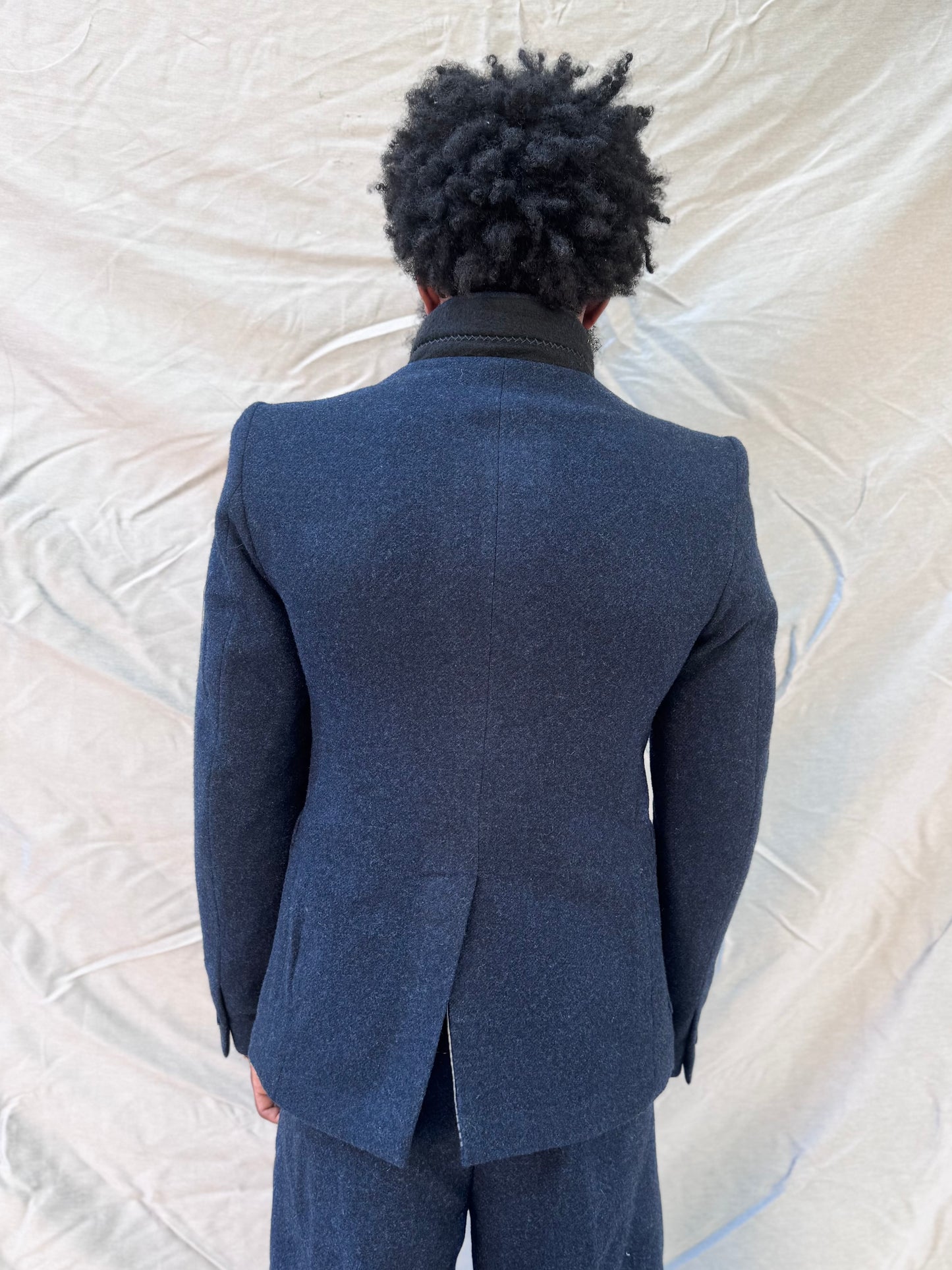 FW25 || ZB WORK BLAZER || SUIT JACKET|| MIDNIGHT