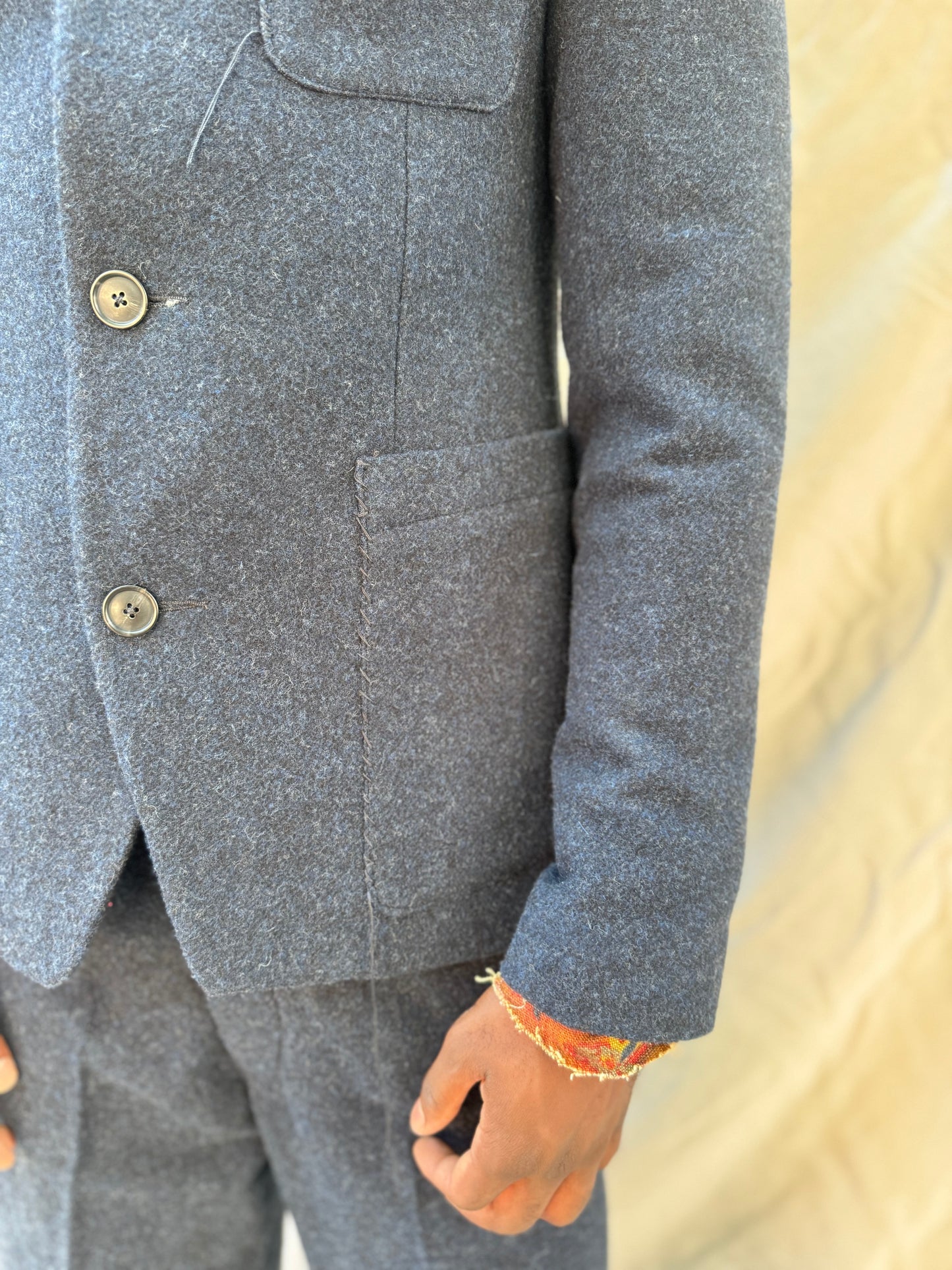 FW25 || ZB WORK BLAZER || SUIT JACKET|| MIDNIGHT