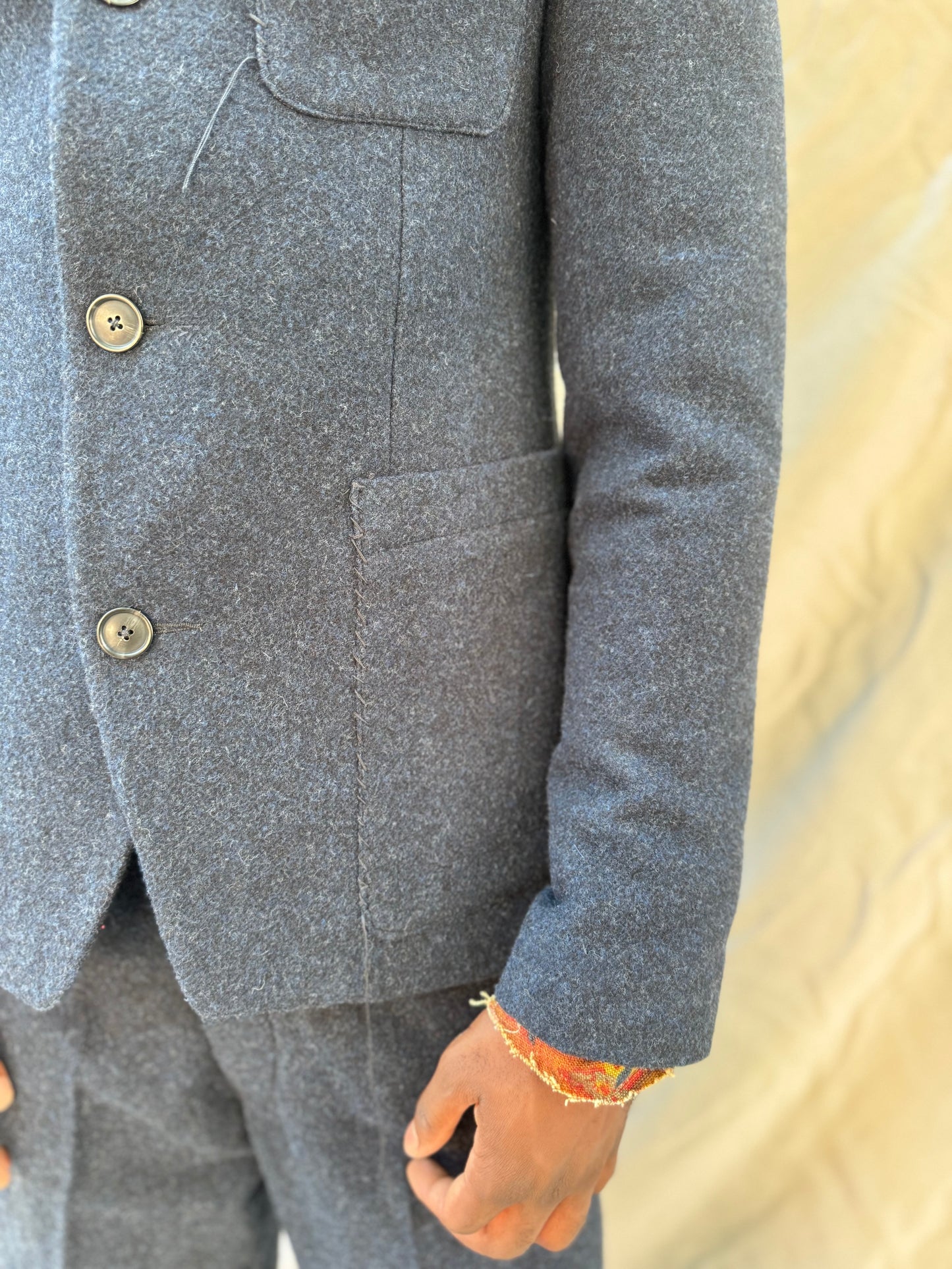 FW25 || ZB WORK BLAZER || SUIT JACKET|| MIDNIGHT