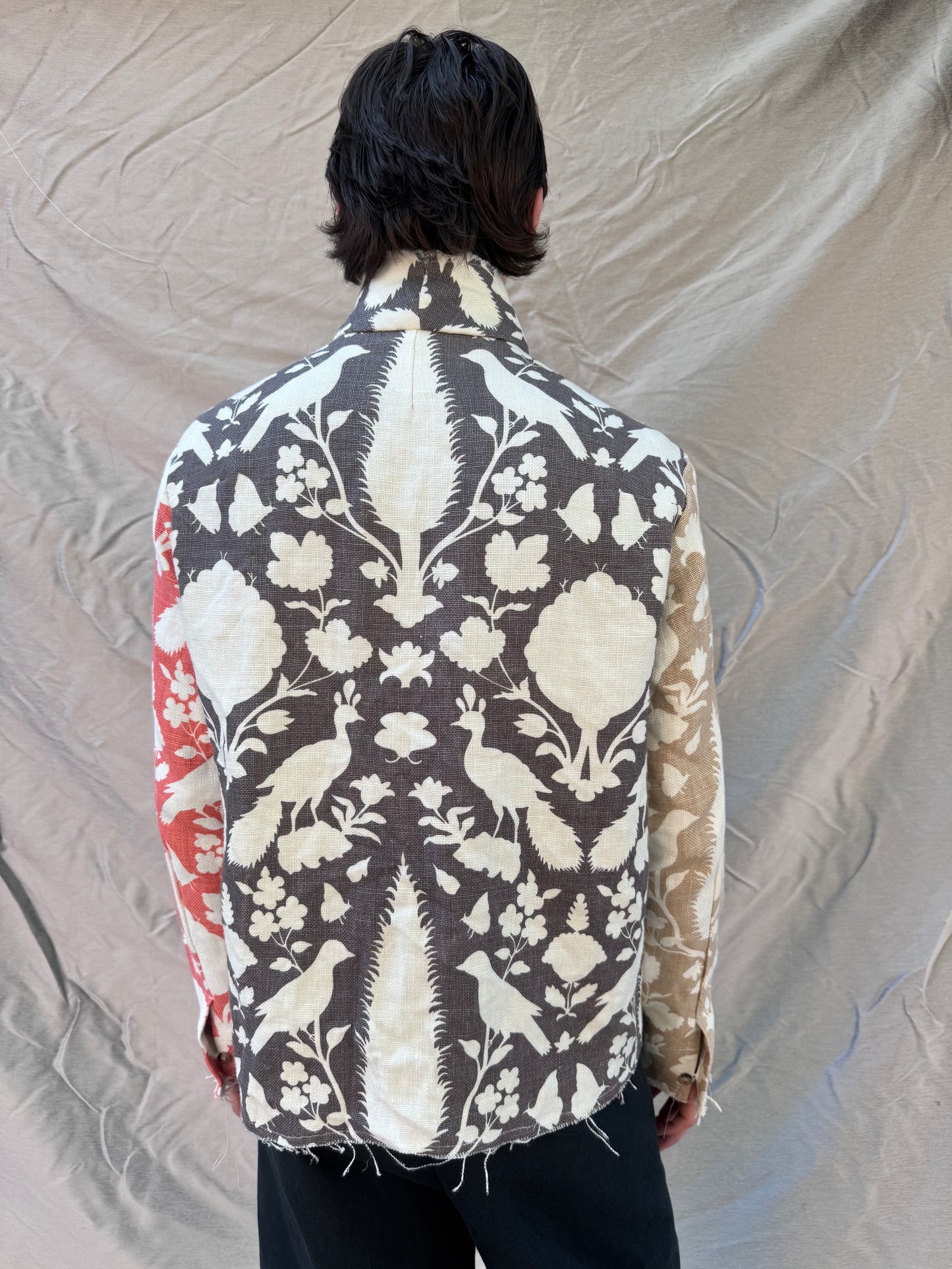 FW25 || PROTOLOGICAL ARCHETYPE "INDIVIDUAL" SHIRT || HEAVY LINEN PRINT