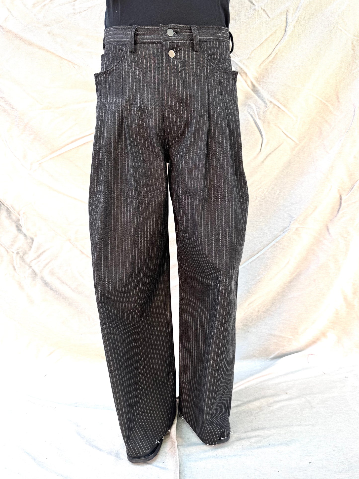 FW25 || PANTHEON JEANS || COTTON DENIM - PINSTRIPE