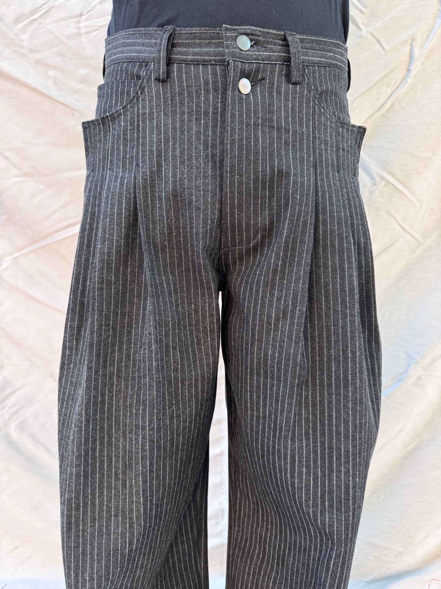 FW25 || PANTHEON JEANS || COTTON DENIM - PINSTRIPE