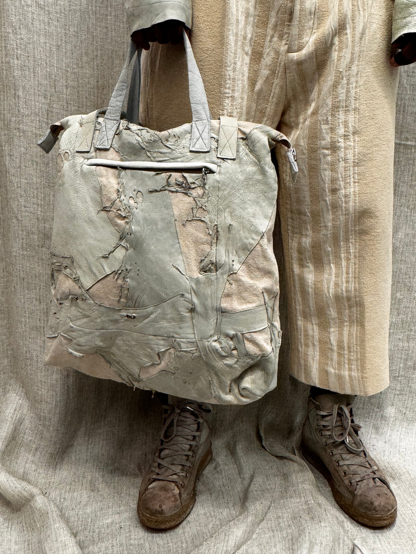 FW24 || BROOKLYNITE TOTE BAG || WHITE MOONSTAR