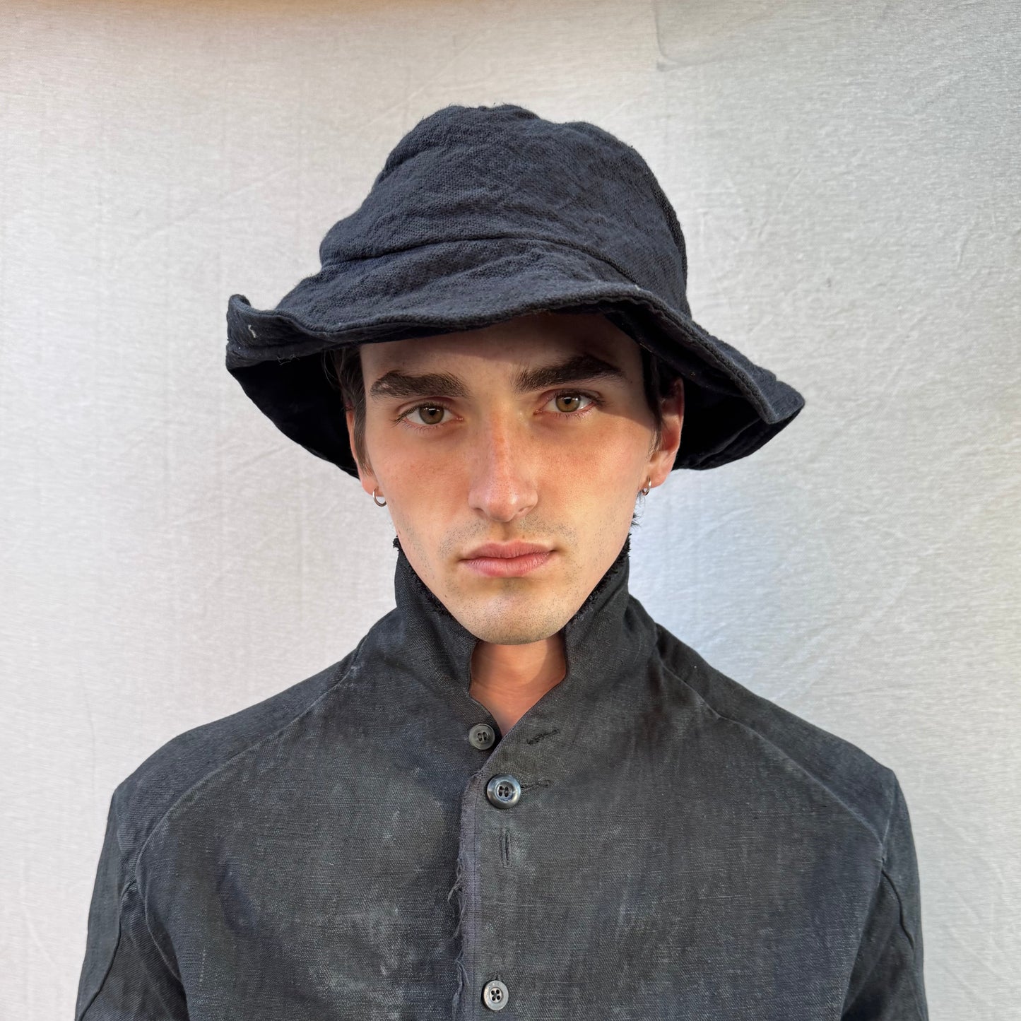 FW25 ||BOILED COTTON BUCKET HAT || OD BLACK