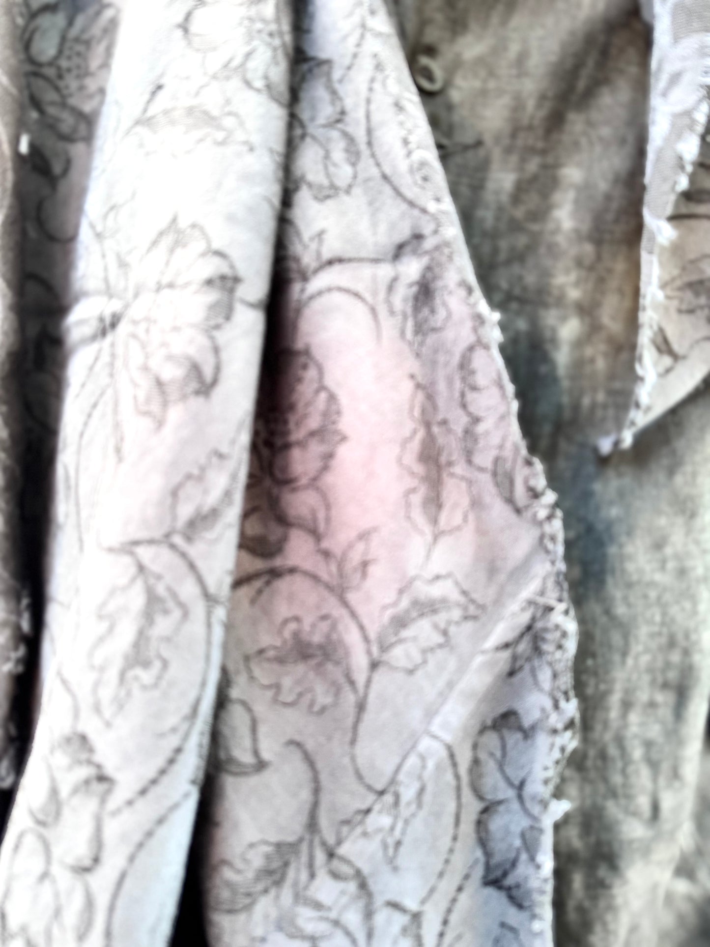 FW25 || BIAS CUT “SLITHERER” SCARF || COTTON BROCADE - BLACK