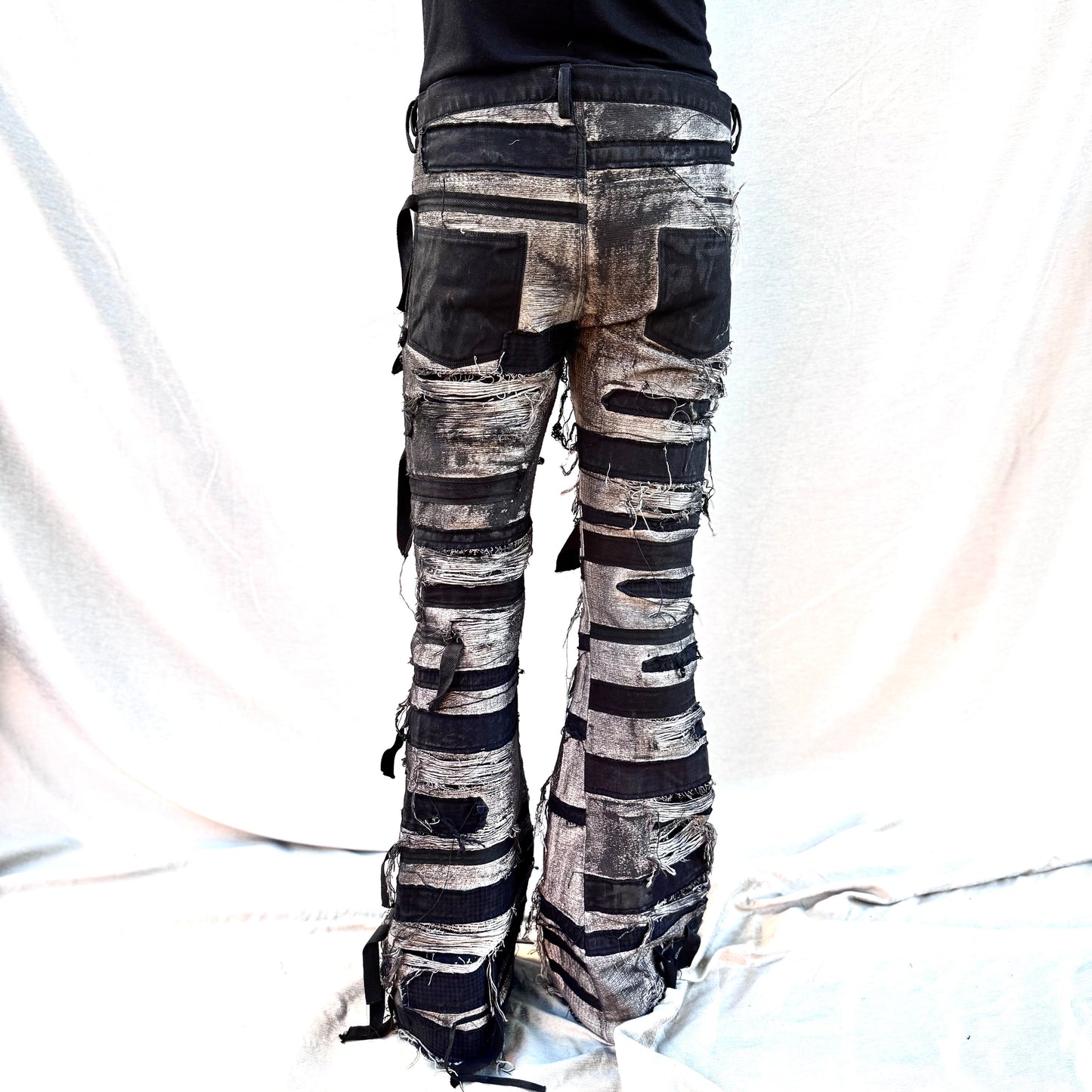 FW25 ||BOOT CUT ZAGGA 1.0 || OVERDYED + COATED BLACK