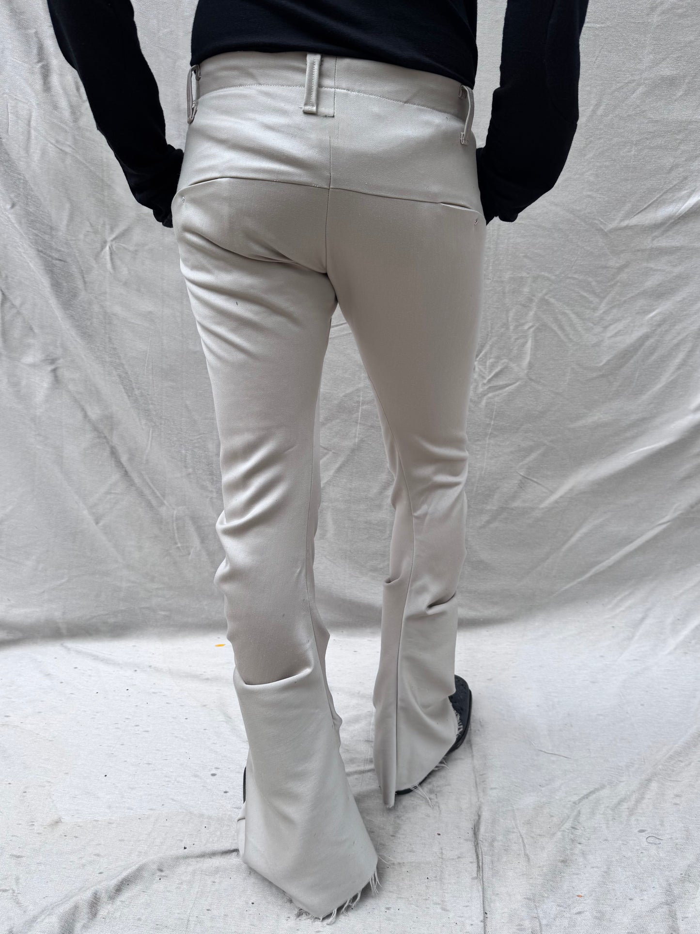 FW25 || TAILORED BOOT CUT DNA DRESS PANTS|| 100% WOOL - ECRU