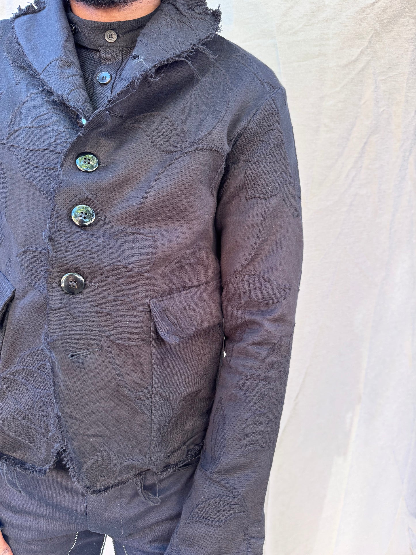 FW25 || PROTOLOGICAL ARCHETYPE TYLER BLAZER || COTTON + SILK BROCADE