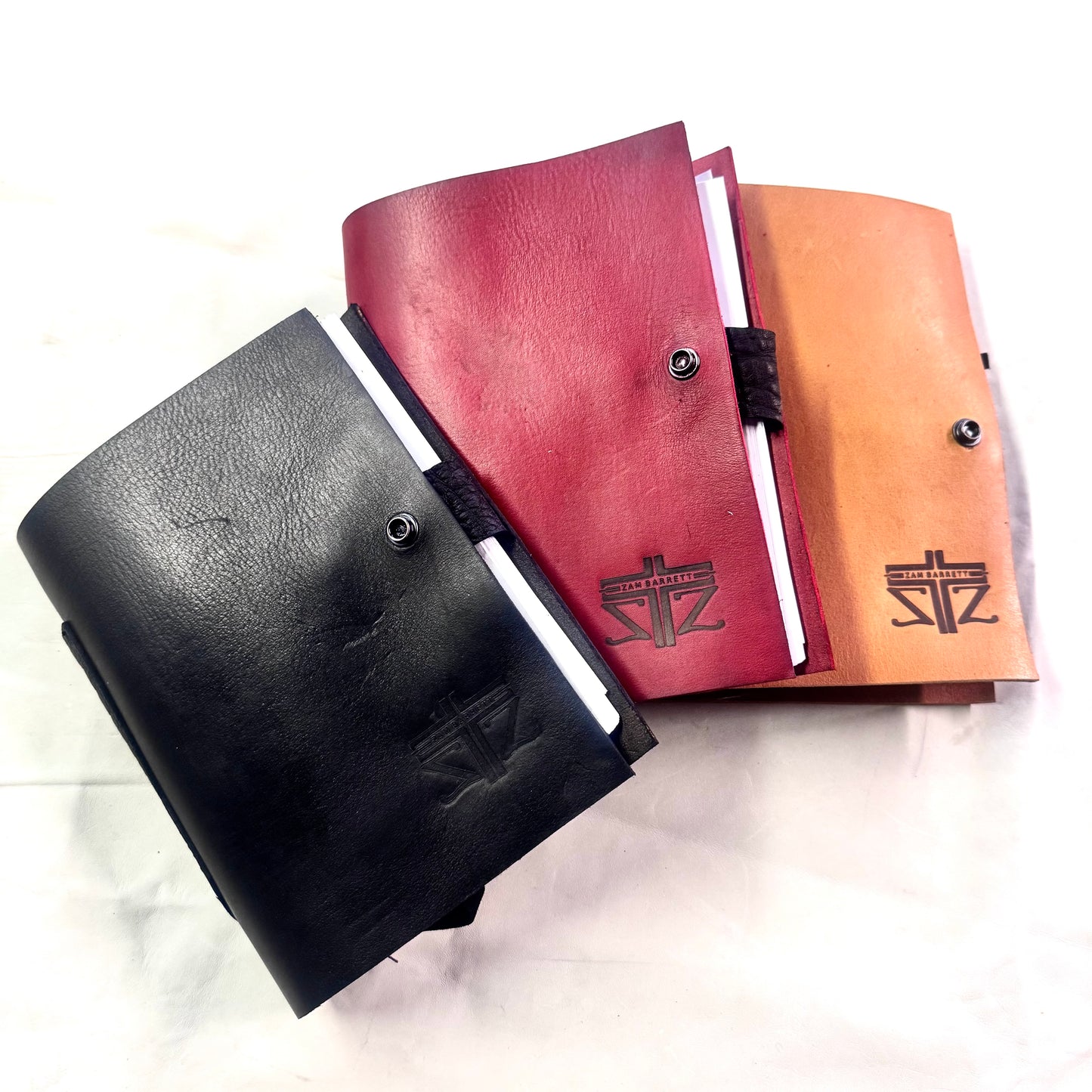 ETERNAL REFILL ARTISANAL SKETCHBOOK || 7 OZ COWHIDE + BISON || BLACK