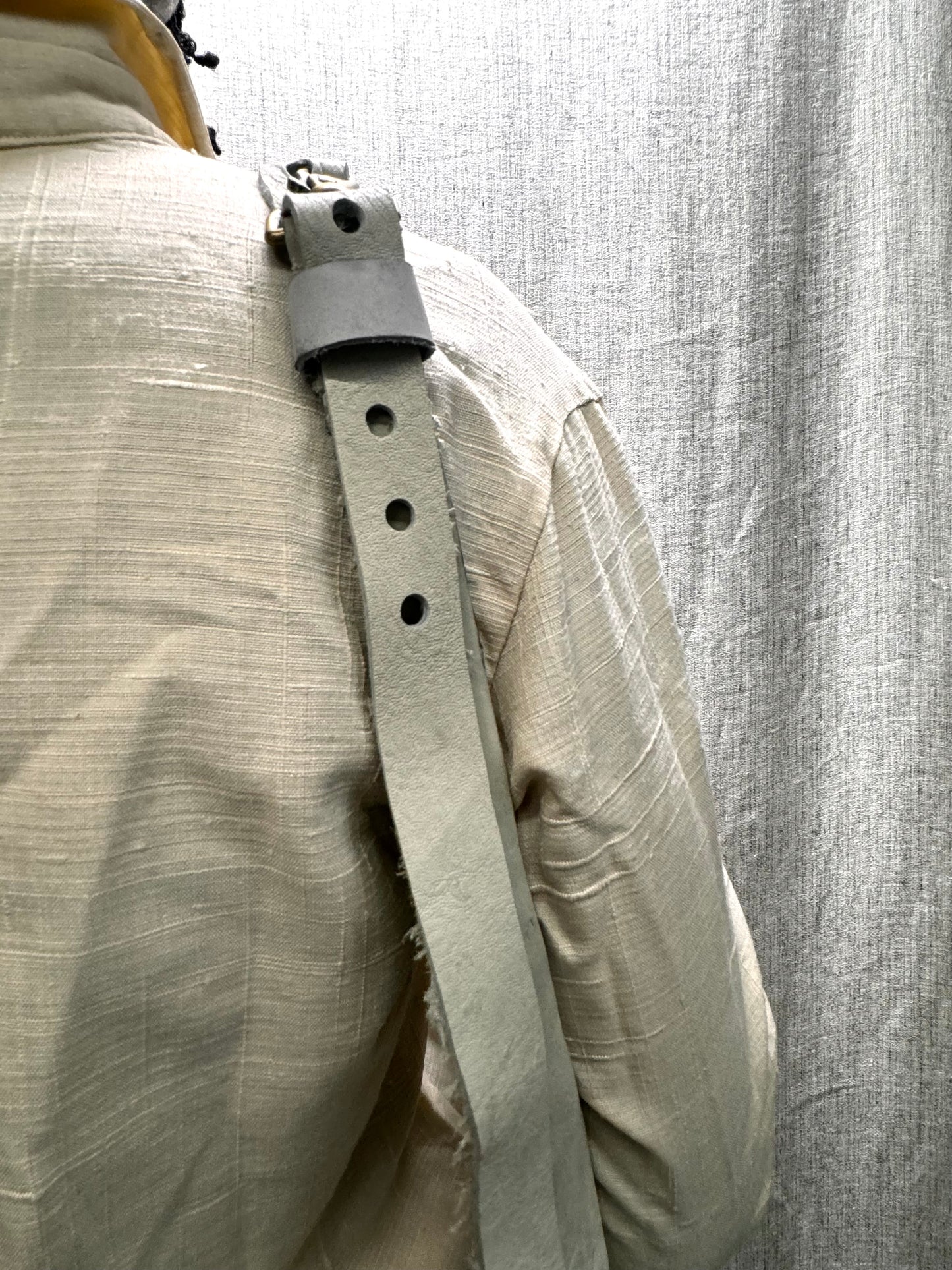 FW24 || LECTOR LEATHER BAG || WHITE MOONSTAR
