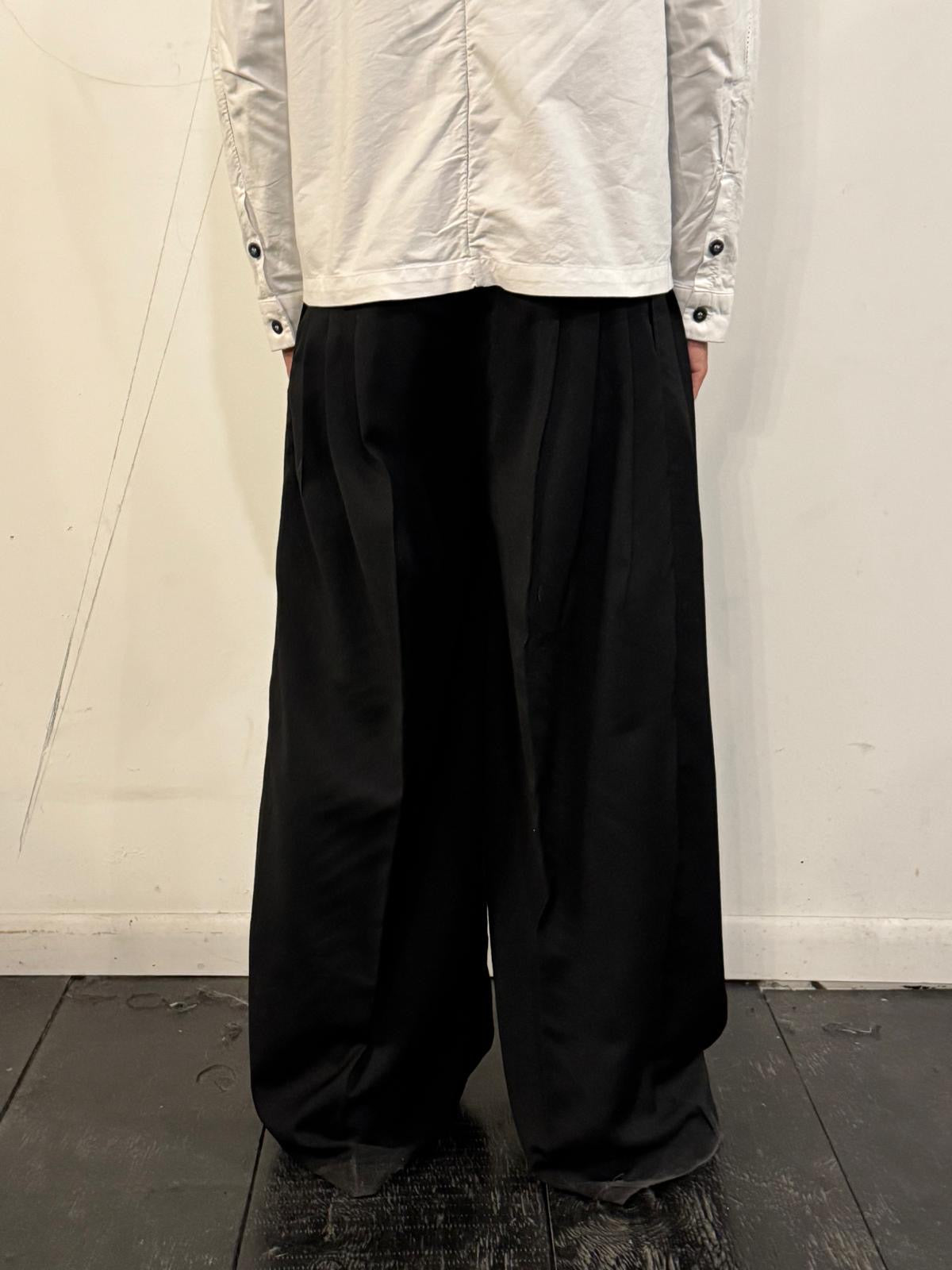SS26 || FAULTED SHOULDER - |BOX| SHIRT - LONG SLEEVE || WHITE COTTON
