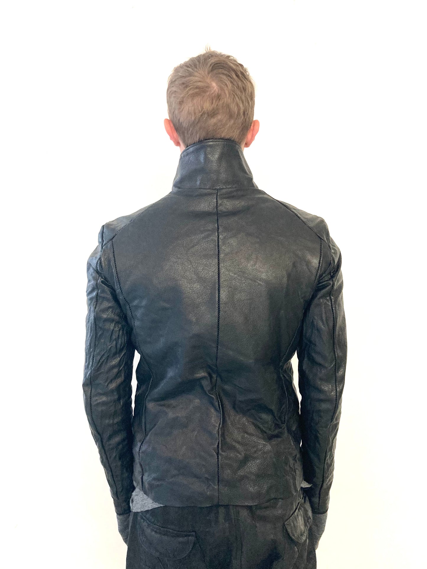 KNG13 || MINIMALIST LEATHER JACKET ||