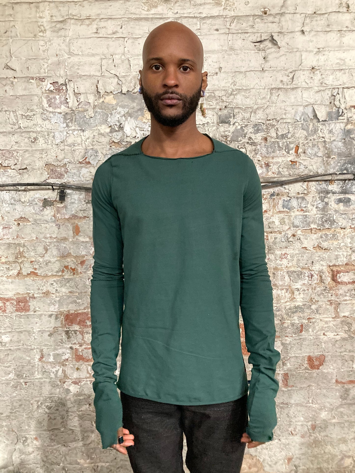 22.1 HAND STITCHED PARMENIDES - GREEN