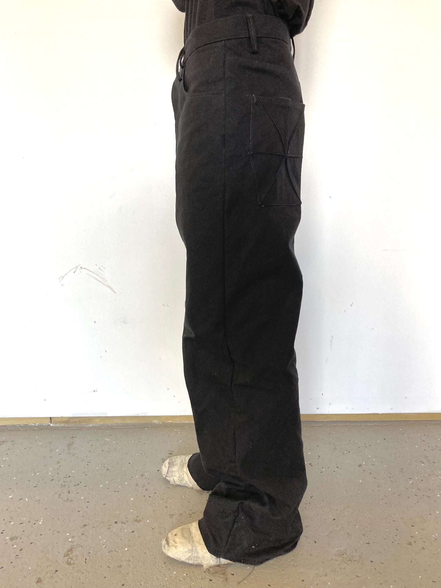 KNG13 || GODDE JEANS - CANVAS || BLACK