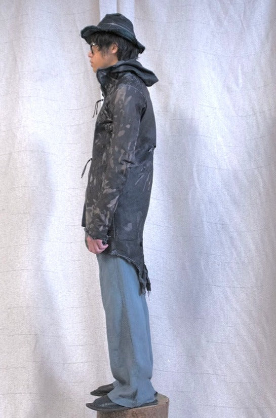 SS23|| HENRIKSSON MOONSTAR PARKA - OVERDYED BLACK