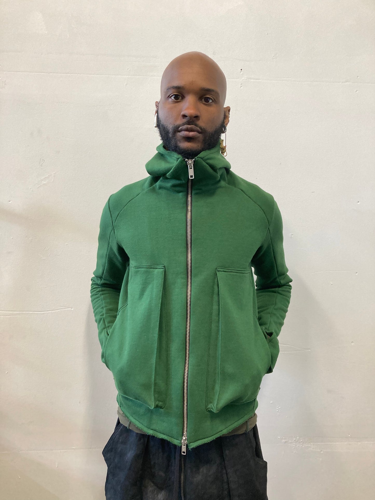 22.1 3D POCKET HENRIKSSON HOODIE - GREEN