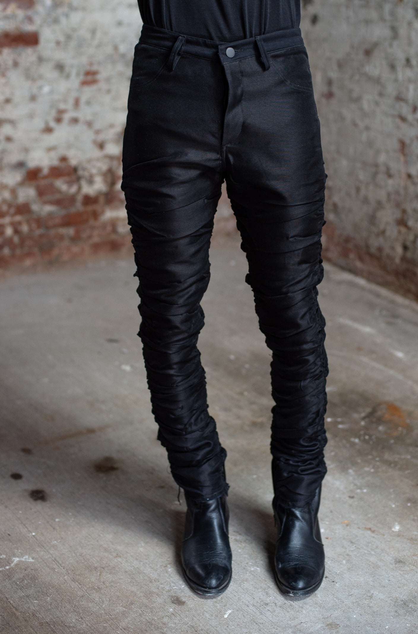 21.1 - SILK RUCHED |COCOON| JEANS