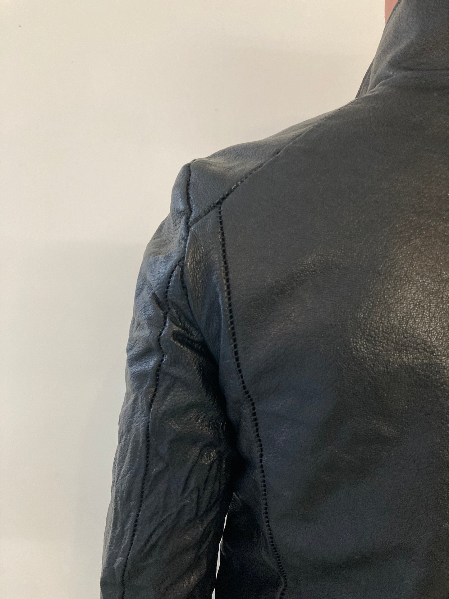 KNG13 || MINIMALIST LEATHER JACKET ||