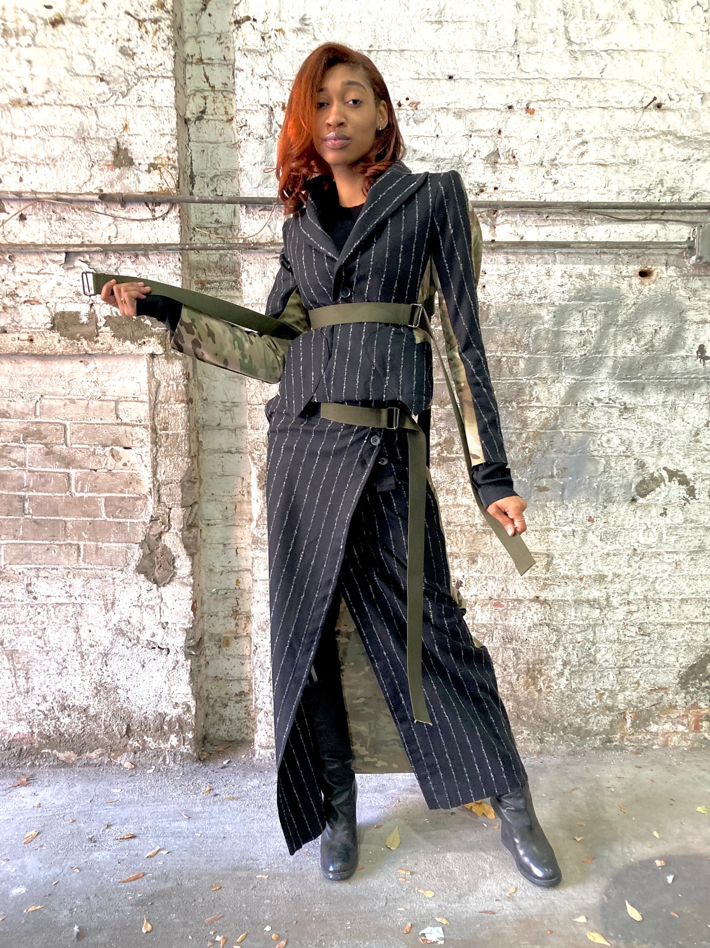 21.2 .5 BUSINESS OF WAR WRAP SKIRT