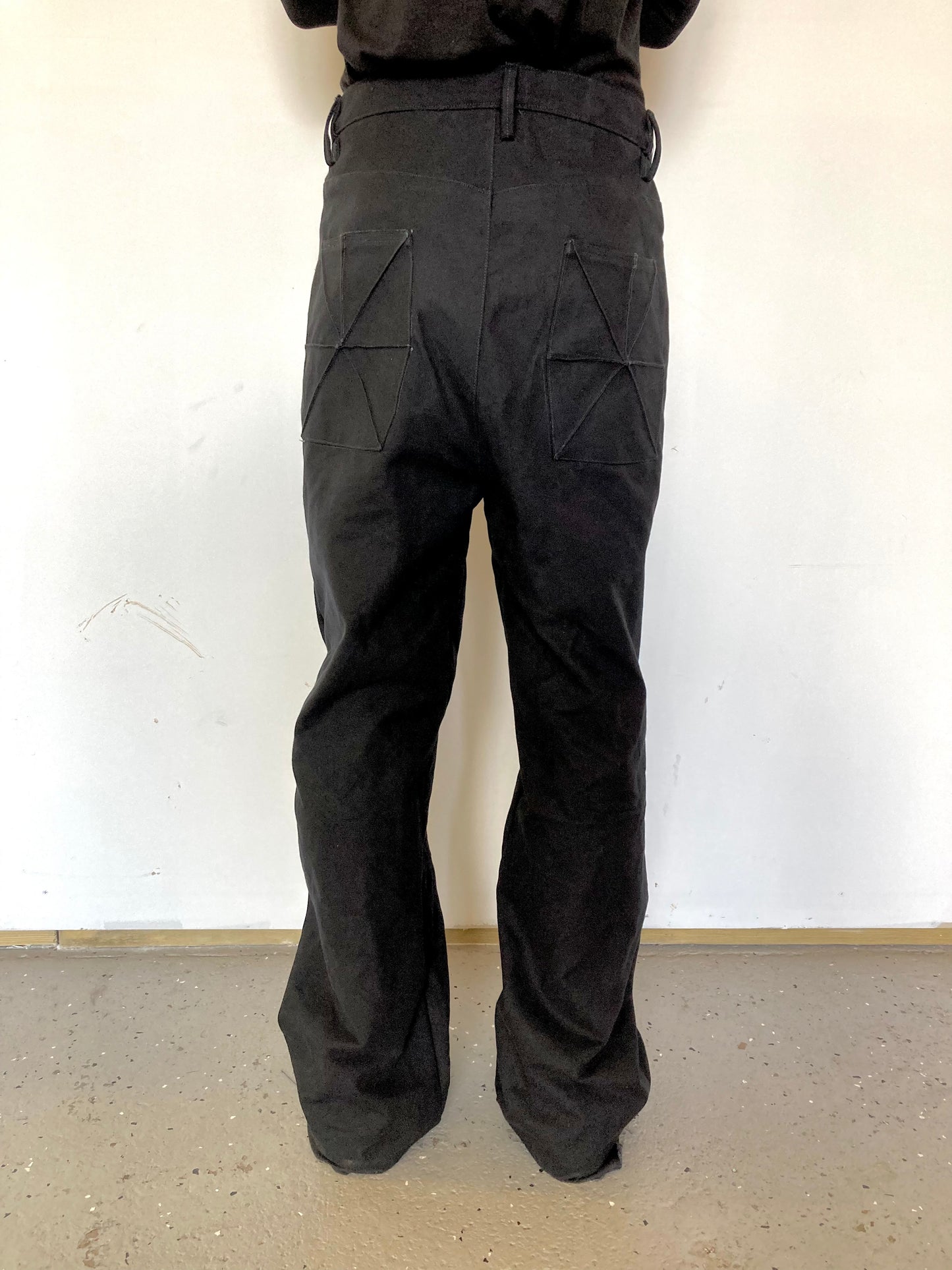 KNG13 || GODDE JEANS - CANVAS || BLACK