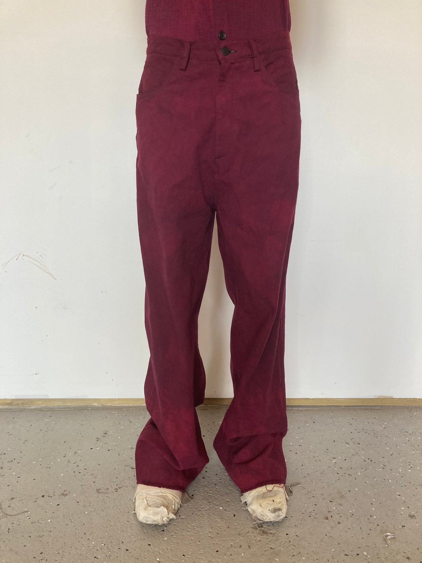 KNG13 || GODDE JEANS - CANVAS || MAROON