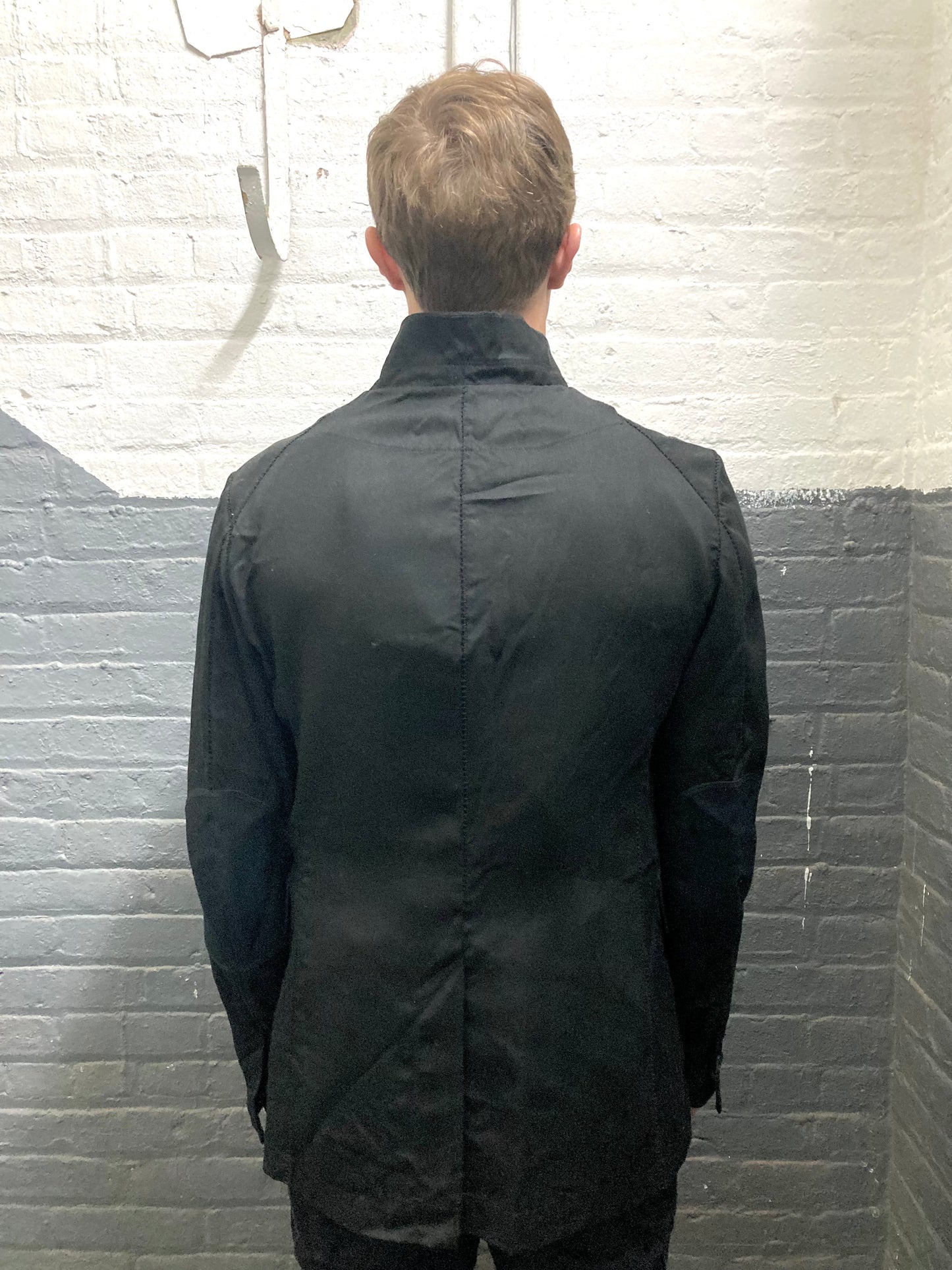 ARCHIVE ADDITIONS - NOTCHED LAPEL UNLINED 5 BUTTON BLAZER || COTTON