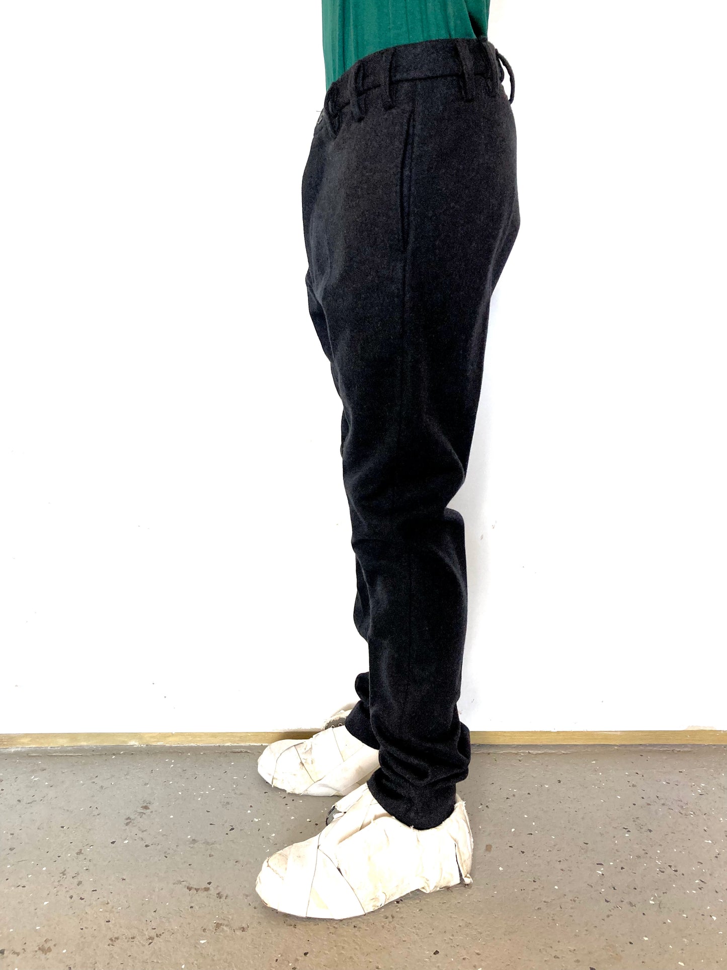 KNG13 || 13 LOOP PANTS || DARK GREY - 100% WOOL