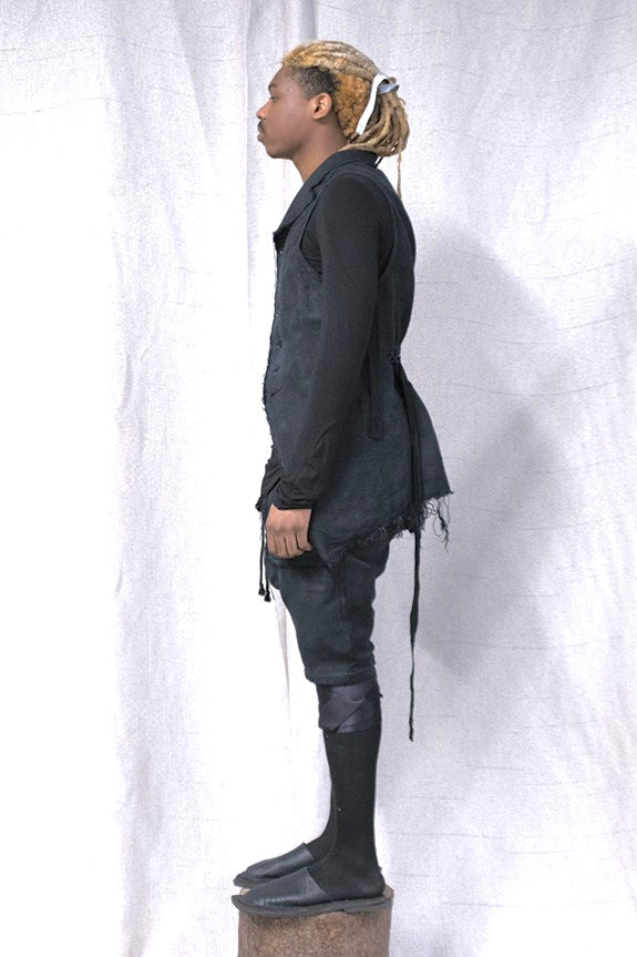 SS23 || PROTOLOGICAL ARCHETYPE VEST - OD LINEN
