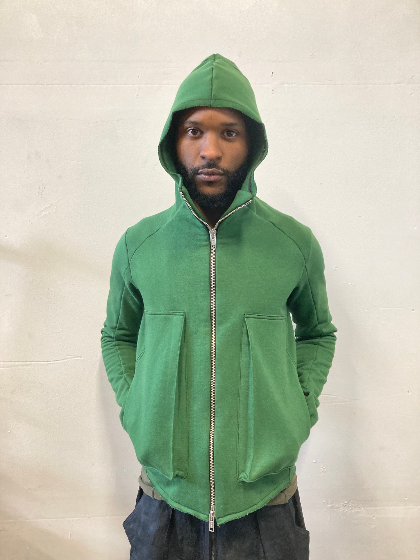 22.1 3D POCKET HENRIKSSON HOODIE - GREEN