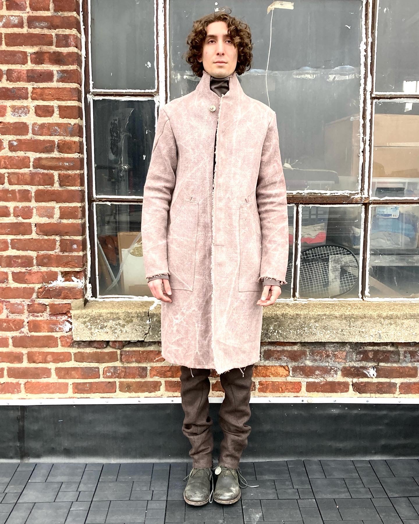 22.1 PROTOLOGICAL ARCHETYPE COAT - BRICK JUTE