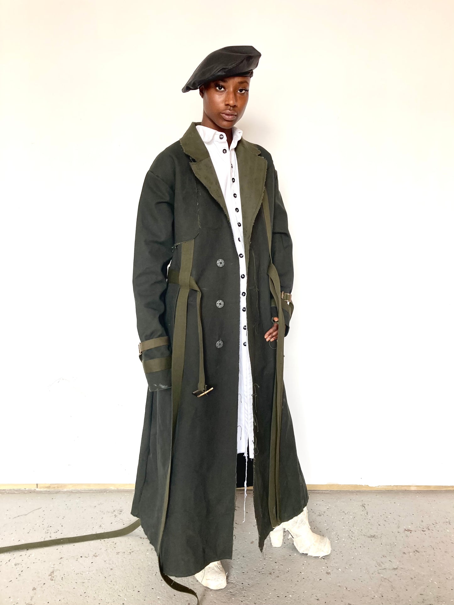 KNG13 || FEMME - TRENCHTOWN TRENCH|| 100% COTTON CANVAS