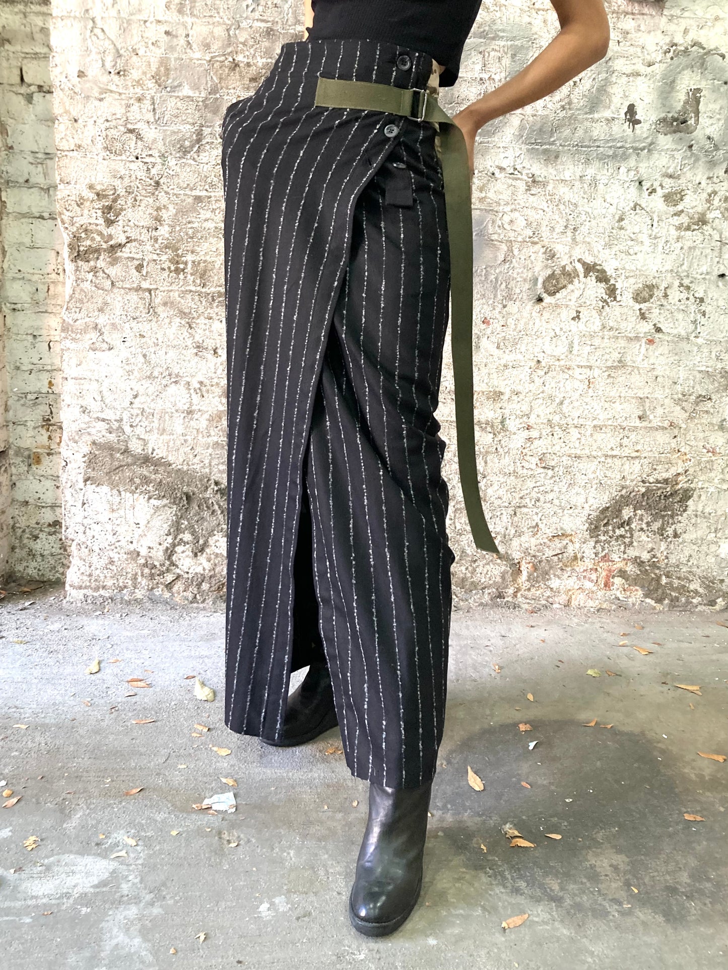 21.2 .5 BUSINESS OF WAR WRAP SKIRT