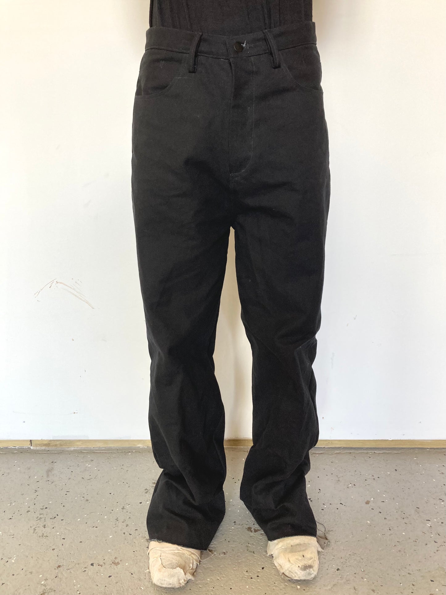 KNG13 || GODDE JEANS - CANVAS || BLACK