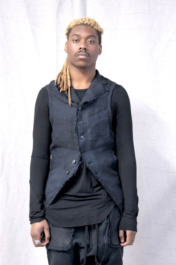 SS23 || PROTOLOGICAL ARCHETYPE VEST - OD LINEN