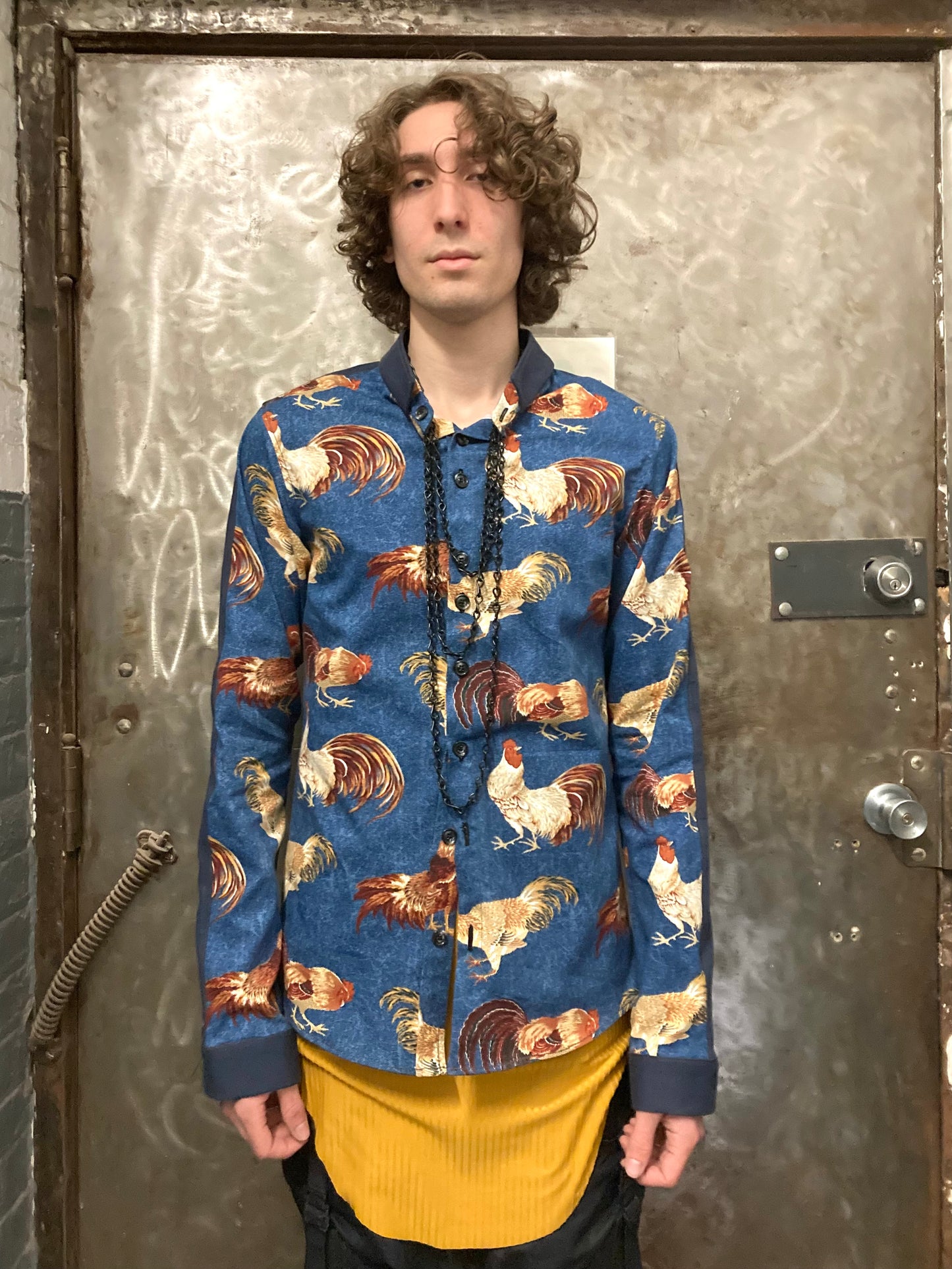 INVERTED DETAILS .5 PRINTED SHIRT - || COCK PRINT ||