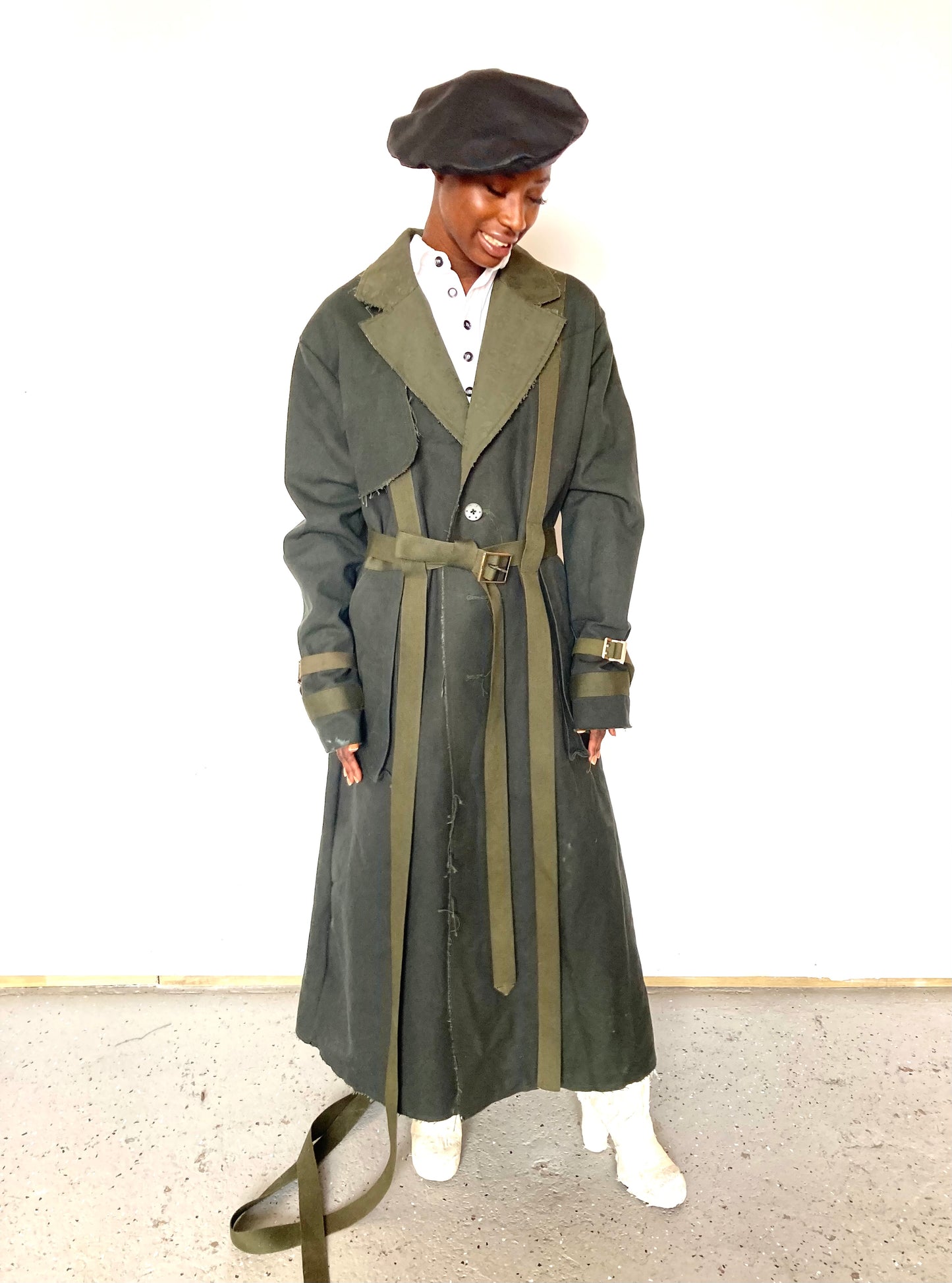 KNG13 || FEMME - TRENCHTOWN TRENCH|| 100% COTTON CANVAS