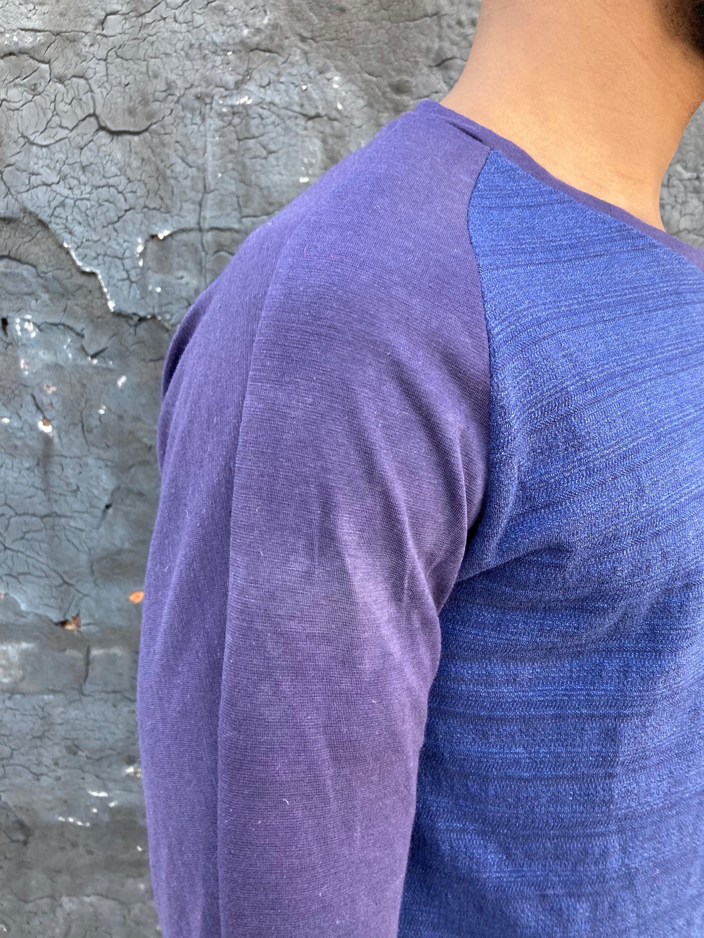 22.1 LONG SLEEVE 3DT-SHIRT || PLUM||