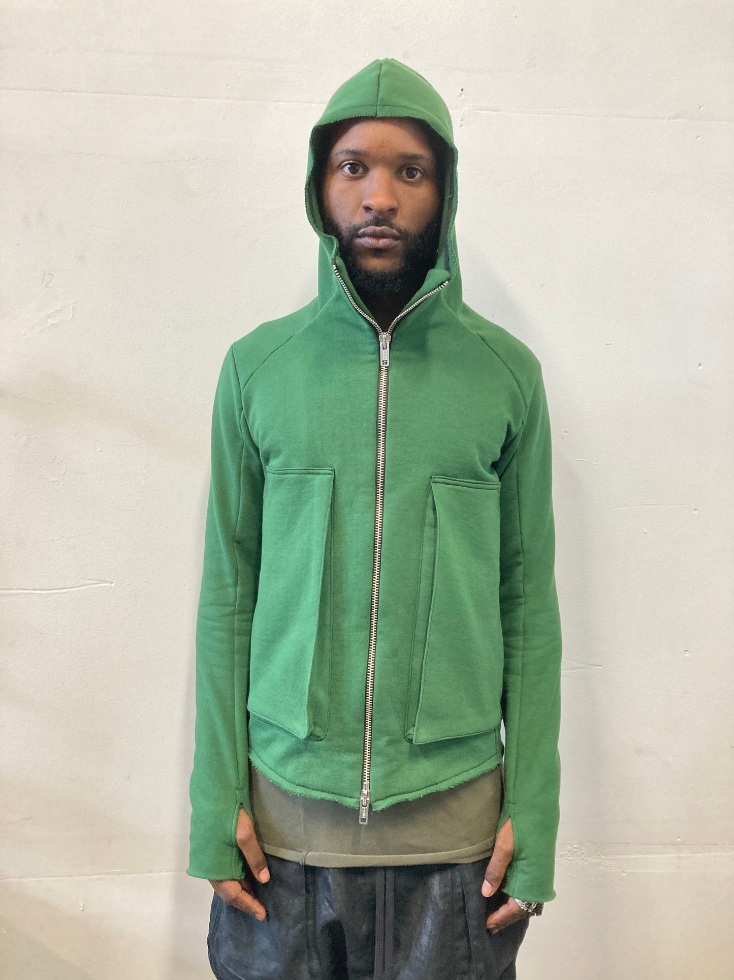 22.1 3D POCKET HENRIKSSON HOODIE - GREEN