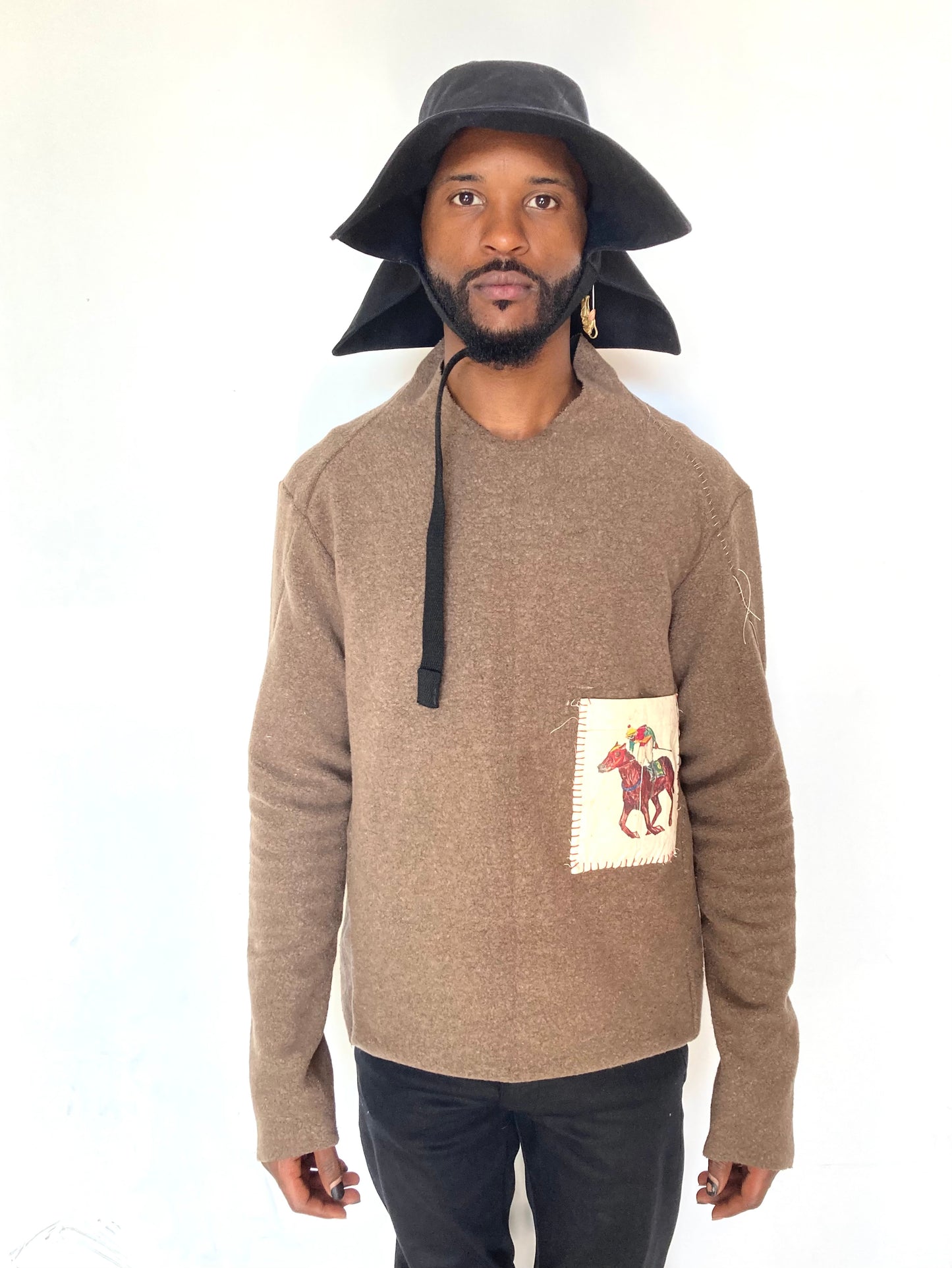 KNG 13 || PROTOLOGICAL HAND STITCHED - CAYMANAS - TOP || BROWN ||