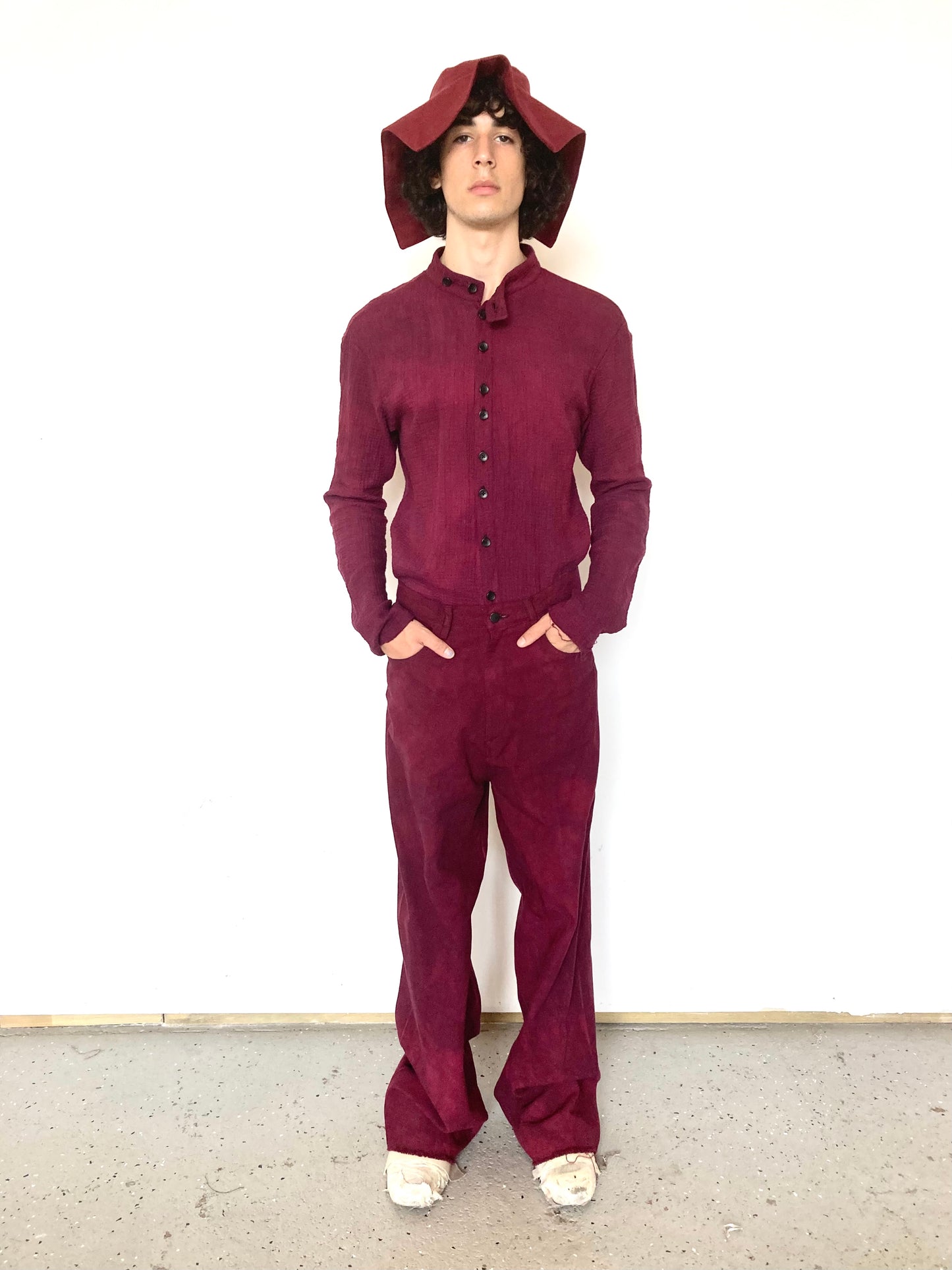 KNG13 || GODDE JEANS - CANVAS || MAROON