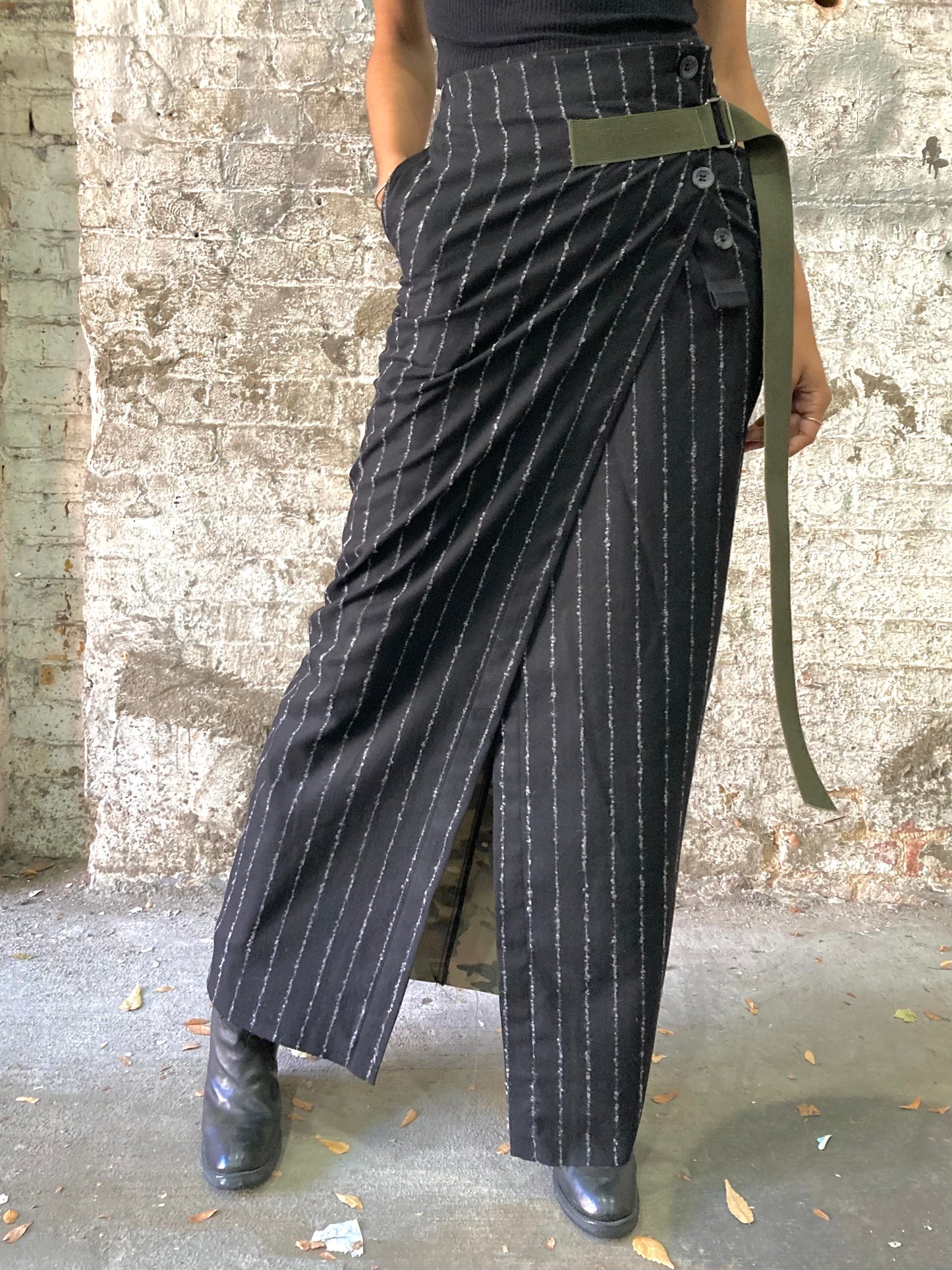 21.2 .5 BUSINESS OF WAR WRAP SKIRT