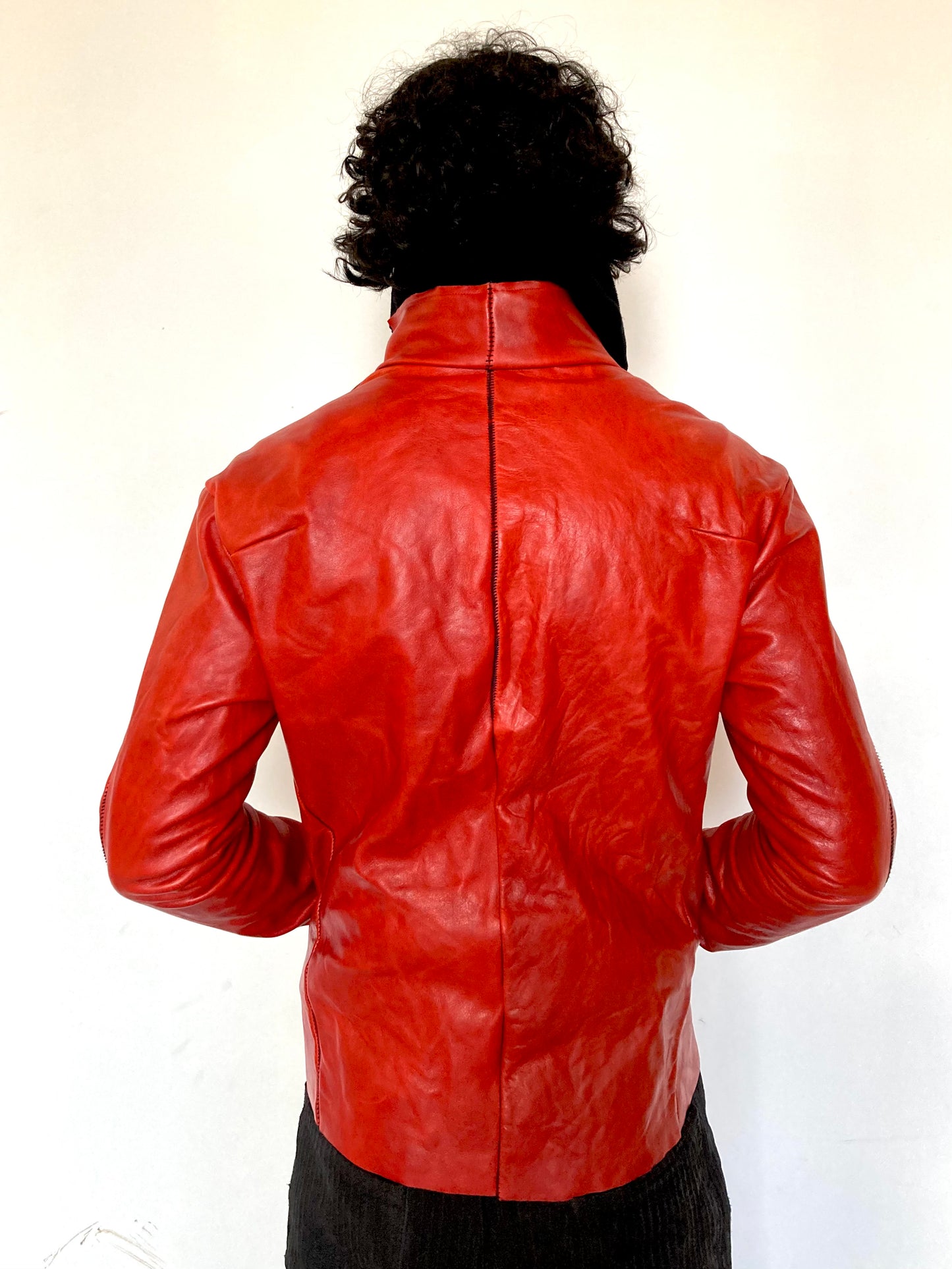 KNG13 || PROTOLOGICAL ARCHETYPE SHIRT JACKET || DARK RED ||