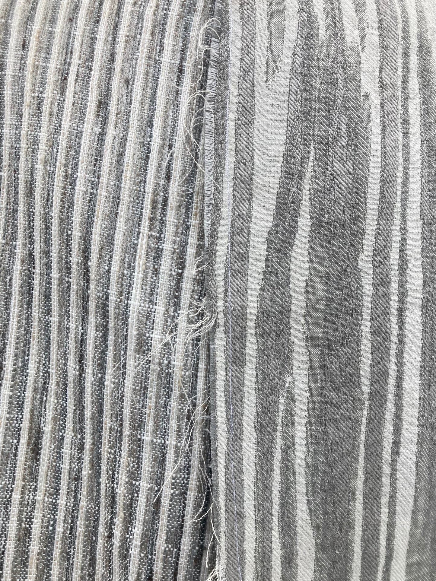22.1 SHORT SLEEVE PROTOLOGICAL PHILOSOPHER SHIRT || GREY STRIPE ||