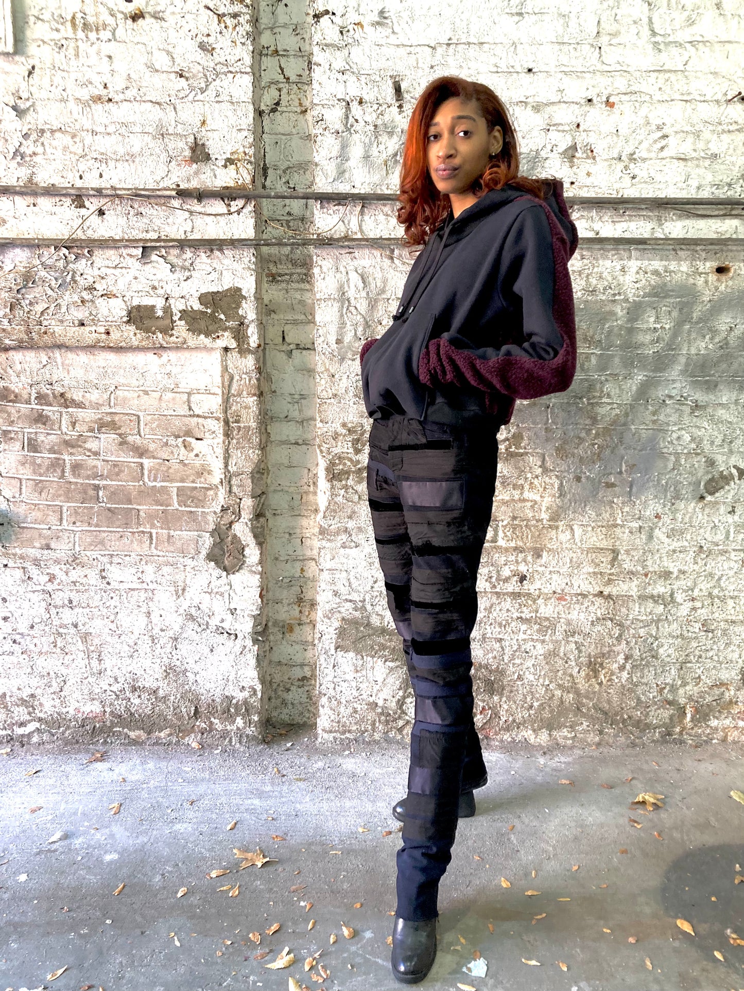 21.2 - MUMMIFIED PATCHWORK ZERO JEANS || BLACK ||