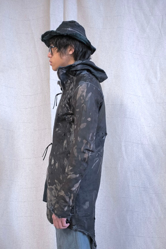 SS23|| HENRIKSSON MOONSTAR PARKA - OVERDYED BLACK