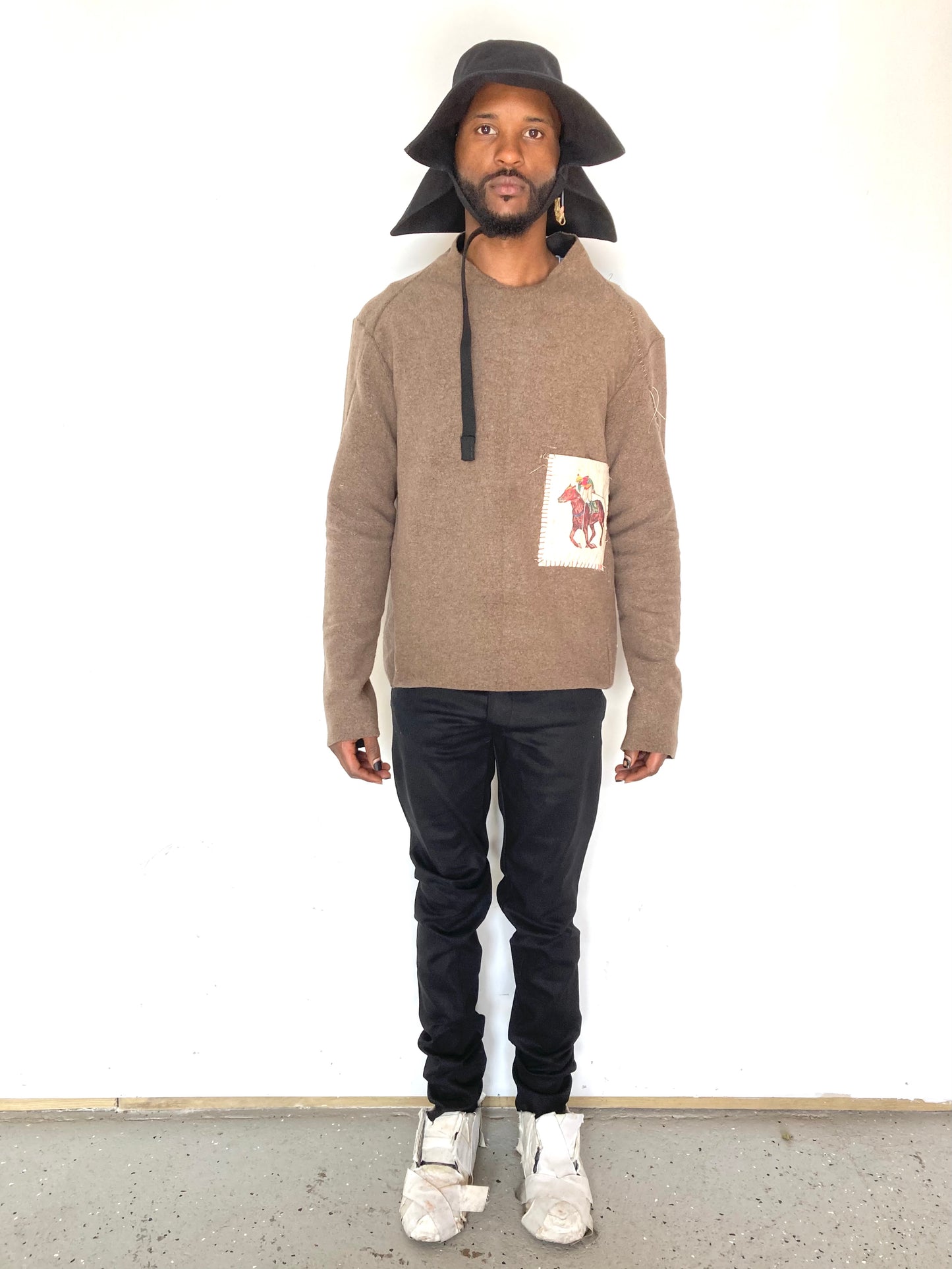 KNG 13 || PROTOLOGICAL HAND STITCHED - CAYMANAS - TOP || BROWN ||