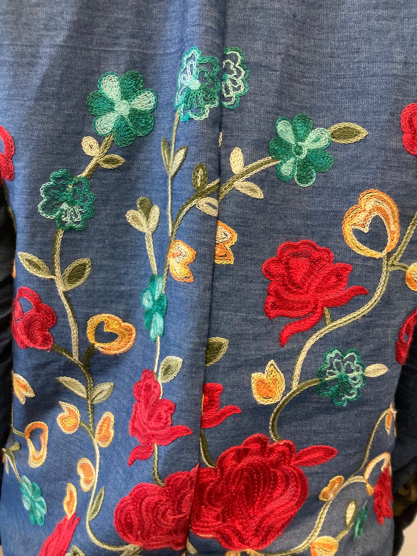 22.1 EMBROIDERED DENIM WESTERN SHIRT