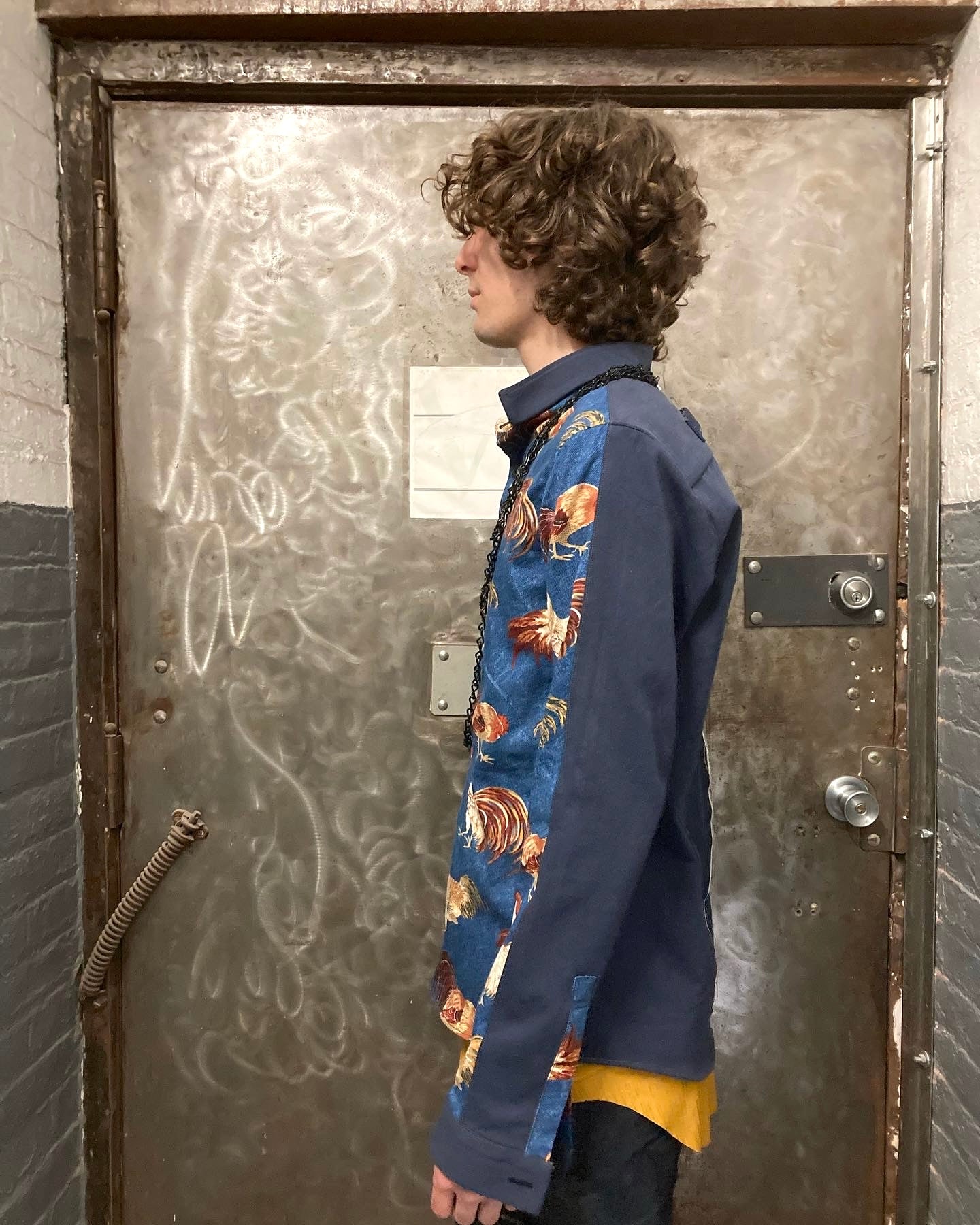 INVERTED DETAILS .5 PRINTED SHIRT - || COCK PRINT ||